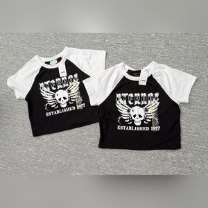 🎈NWT - Zoe+Liv  Cropped T-Shirts - Perfect For "Twin Day" at School or at Camp